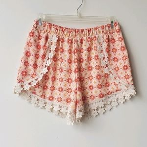 Francesca's Blue Rain Shorts